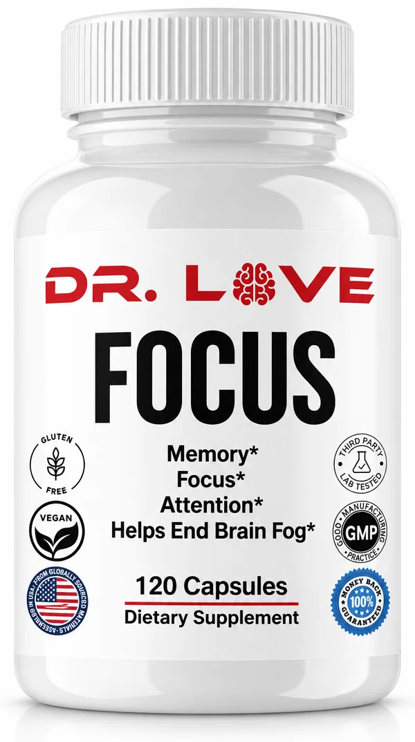 Dr. Love&rsquo;s Focus bottle